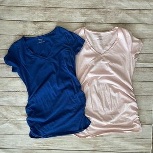 🤰🏻Two Motherhood maternity T-shirts. Size Small